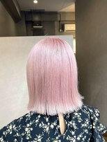 アドネ プライム(adne prime)&nbsp;ホワイトピンク/ペールピンク/切りっぱなしボブ