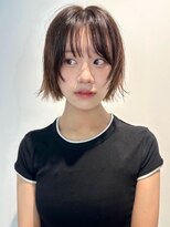 トリッカ 銀座(tricca)&nbsp;外はねボブ/レイヤーカット/顔周り/小顔ヘア/簡単スタイリング
