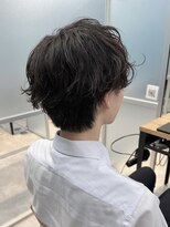 ジーナ 天神(Zina)&nbsp;シャドウパーマ、ショートネープ(メンズカット/ナチュラル)