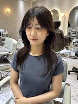 ジーナ 天神(Zina)&nbsp;韓国ヘア/レイヤーカット/顔周り/ハッシュカット/くびれヘア