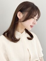 アグノス 青山(Agnos) 大人ガーリーモテ髪ワンカール外ハネボブうる艶髪くびれヘア