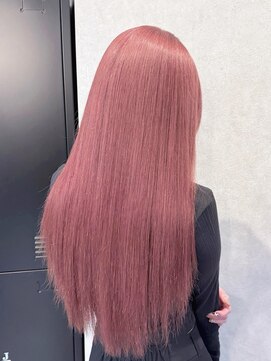 ラリス(Ralis) くすみピンクベージュロング【下曽根駅】