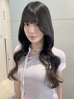 トリッカ シブヤ(TRICCA SHIBUYA)&nbsp;顔周りレイヤー/前髪カット/小顔/似合わせ/ワンホン/韓国/ロング