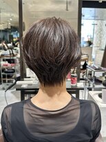 ラボー ノースプラザ店(LA'BO)&nbsp;【LA'BO三浦】くびれショート/大人ショート/白髪ぼかし