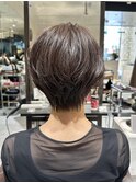 【LA'BO三浦】くびれショート/大人ショート/白髪ぼかし