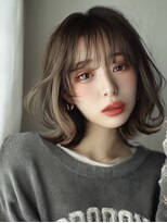テーラヘアー 我孫子店(TELA HAIR)&nbsp;インナーカラー×ミルクティー【我孫子】＜20代30代40代50代＞