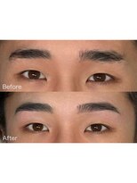 リラクオーレメンズ(LIRA CUORE men's) 眉wax+パーマ