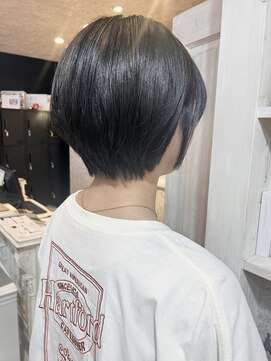 キャアリー(Caary) 福山美容室Caaryくびれショートボブ髪質改善ひし形20代30代40代
