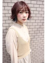 シエ バイ ケンジ 湘南台(sie by KENJE)&nbsp;ダークパープル/ナチュラルショート/夏のヘアアレンジ/湘南台
