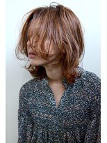 ミラバイグリーン(Mira by green)&nbsp;ｏｎｅ　curl　perm　×　nudｙ　brown　【セミウエット】＃２