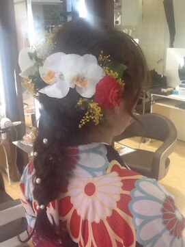 マニス(manis) 卒業式*着付け和装*袴着付け*華やか花アレンジ