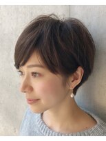 ジーナハーバー(JEANA HARBOR)&nbsp;30代、40代髪型☆大人スタイル☆無造作カジュアルショート