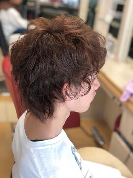 ヘアークリアー 春日部 メンズ/中性かっこいいミディアムパーマ/20代30代メンズパーマ