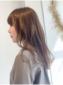 落ち着いた艶々ロング