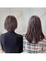 アフィーロ(ACHFILO)&nbsp;シールエクステ20代30代大人女子　ココアブラウン　艶感ロング