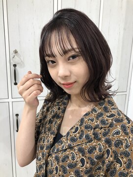 ネイロ 錦糸町(NeiRo) マロンベージュ Aラインボブドレスヘアかきあげロング