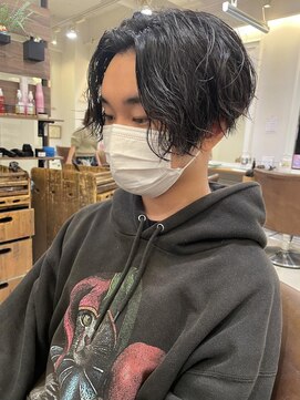 ネオリーブアイム 横浜西口店(Neolive aim) 横浜★前下がりスパイラルパーマ