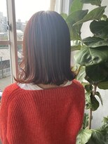 ティティ(TiTi)&nbsp;ノーブリーチ！！艶髪カラー！血色ロブ[TiTi_福田りの]