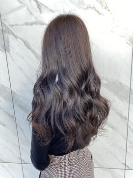 ヘアメイク アリープ(HAIR MAKE ALEAP) 艶アッシュブラウン[レトロガーリー/春パーマ/オルチャンへア]