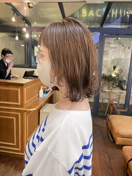 メイクス 表参道(MAKE'S omotesando) 顔まわりレイヤー×外ハネボブ