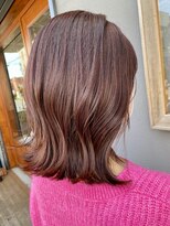 キュオンシア(CUEON. ciea)&nbsp;柔らかスタイル×カシスブラウン