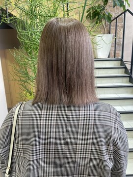 ゼスト 吉祥寺店(ZEST) 【髪質改善×ミルクティーグレージュ】zest吉祥寺　青木桜