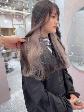 ロンド レア 天神大名店(Lond Le’a) ドレスヘア/ショコラアッシュ/ヘルシースタイル/ふんわりカール