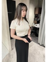 アコ(Aco)&nbsp;★ロングボブに映えるコントラストハイライト★