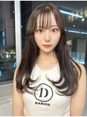 【myonsil 山田】簡単スタイリングレイヤーカット/グレージュ