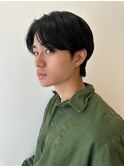 メンズ韓国ヘアー　センターパート/10代20代30代