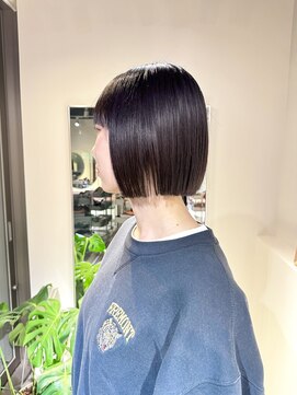 エト 梅田(eto) ぱつっと/切りっぱなし/ラインボブ☆