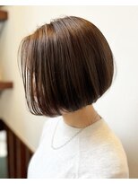 サーティーン(THIRTEEN)&nbsp;似合う長さ、形でスタイルチェンジ(^^) シンプルボブ　30代