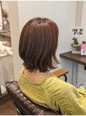 モカブラウン×くびれヘアー