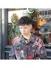 メンズカット+ツイストスパイラルパーマ　￥14300