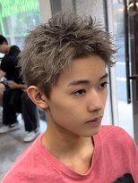 エルマーク 梅田(L-MARK)&nbsp;スパイキーショートザクザクショートアップバングツーブロック