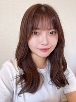 ザブックハンドサロン(The book hand salon)&nbsp;ブラウン×セミロング