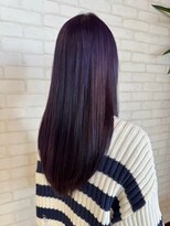 ビス ヘア アンド ビューティー 西新井店(Vis Hair＆Beauty)&nbsp;暖色寄りパープルカラー/高発色/艶カラー