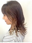 【U Hair】大人可愛いインナー30代/40代/50代/ハイトーンカラー