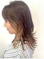 ユウヘアー 尾張旭店(U Hair)&nbsp;【U Hair】大人可愛いインナー30代/40代/50代/ハイトーンカラー