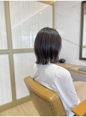 外ハネボブ×ポイントカラー＊