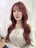 ロンドアベニール 北千住(Lond avenir)&nbsp;メルティカラー似合わせカットウェーブミディアムレイヤーカット