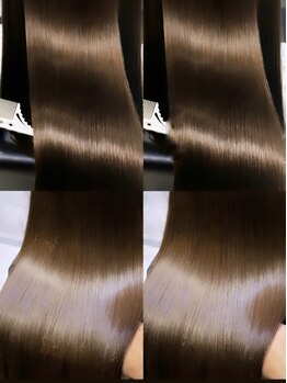 アンダーバーホワイト 泉佐野店(_WHITE)の写真/【泉佐野/駐車場有】超高濃度水素を使った縮毛矯正/髪質改善トリートメント！毎日のセットもラクに♪