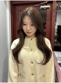 ブリーチなしで作るヘーゼルベージュ