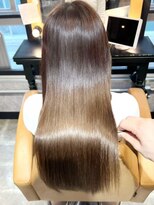 似合わせカット髪質改善縮毛矯正メルティカラーフェミニンロング
