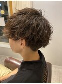 波巻き×ツイストスパイラル×アッシュベージュ