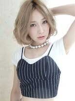 ソース 京都河原町(SOURCE)&nbsp;ハイトーン♪こなれミディアムボブ