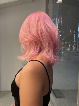 ビュートリアム265(BEAUTRIUM 265) ★海外風ニュアンスボブ/ミディアムレイヤーベイビーピンク/銀座