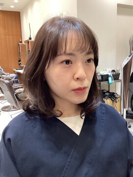 ピークアブー アヴェダ アトレ恵比寿(PEEK-A-BOO AVEDA) ミディアムレイヤーベージュブラウン