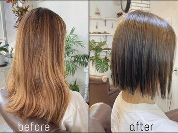 クッキー ヘアーアンドメイク(COOKIE Hair&Make)の写真/【鶴屋0分】うねりやクセをしっかり抑え、扱いやすい美髪に＊今まで諦めていたStyleもきっと叶う☆