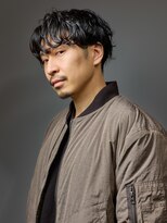 ラヴィ ニュー スタンダードバーバー 浜松町(LAVIE NEW STANDARD BARBER)&nbsp;色気のある気取らないパーマスタイル＜理容室＞